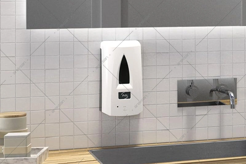 JVD Sensörlü Sıvı Sabunluk 1000 ml Beyaz - Görsel 2