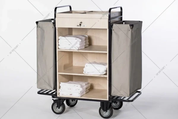 KSA-1 otel kat arabası çekmeceli