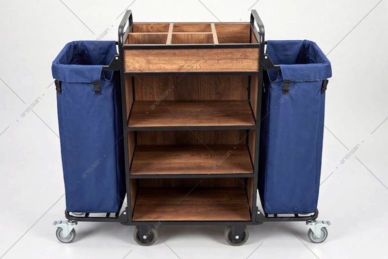 KSA-11 ahşap 2 torbalı kat arabası