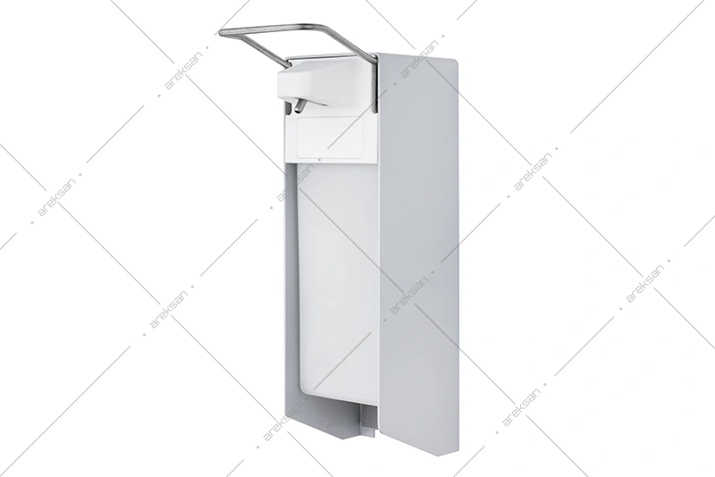 Dirsekten basmalı dezenfektan dispenseri