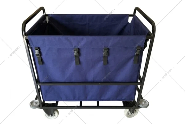 yatık kirli çamaşır arabası