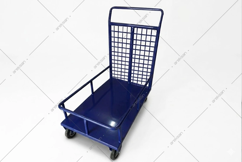 Sanayi tipi yük taşıma arabası AR-T102 550 kg kafes telli