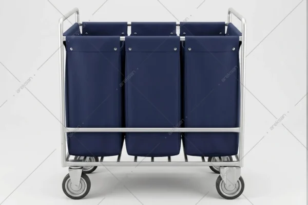 Otel Çamaşır Toplama Arabası