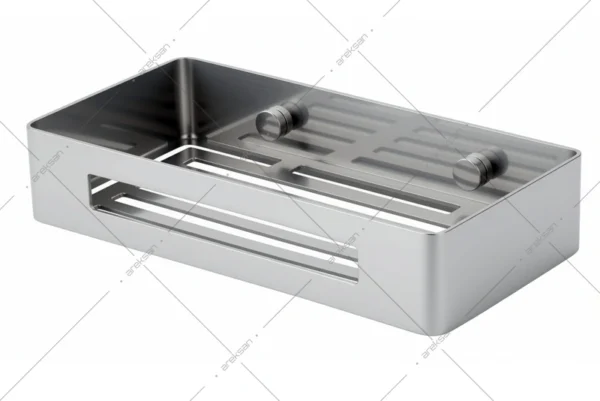 OSP811 paslanmaz köşe şampuanlık, 304 paslanmaz çelik, 173,66 mm