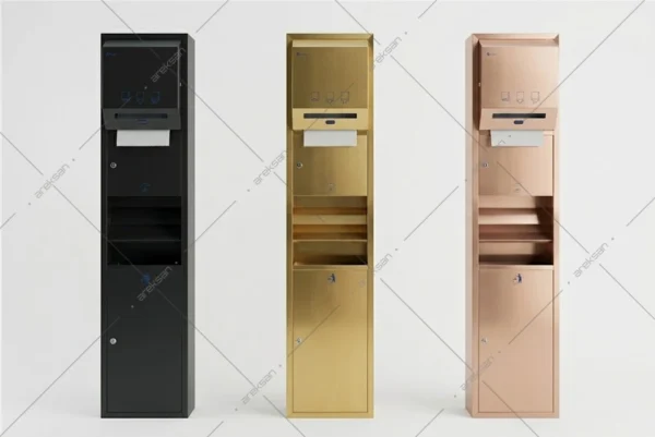 GSG82-25ZS Fotoselli Kağıt Havlu El Kurutma Dolabı gold