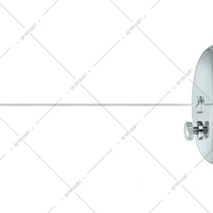 PCM001 paslanmaz çamaşır ipi, 304 paslanmaz çelik, Ø25 mm