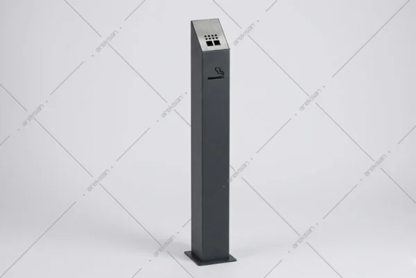 SAB-111 kare gövdeli boyalı ayaklı küllük