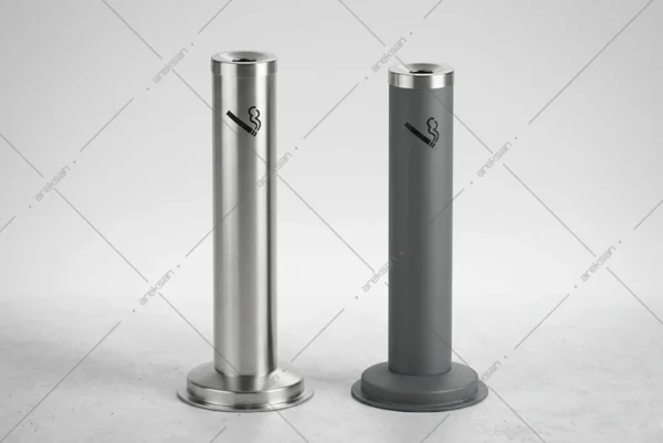 SAB-113 geniş gövdeli ayaklı paslanmaz çelik küllük