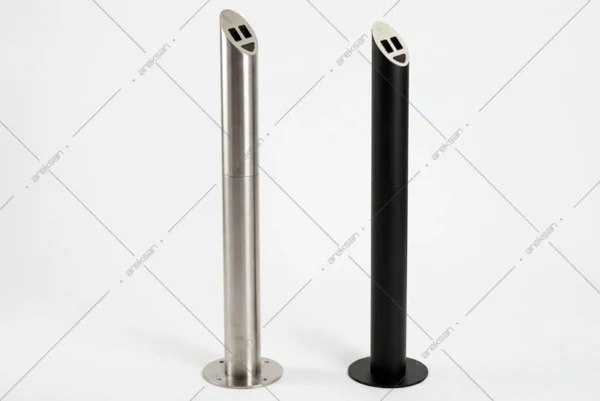 SAB-121 montajlı paslanmaz çelik küllük