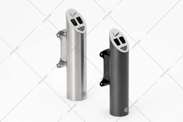 SAB-121 direğe askılı paslanmaz çelik küllük