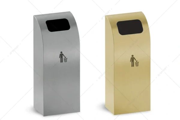 SLB-123 açılı paslanmaz çelik çöp kovası