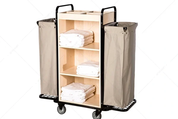 KSA-2 torbalı otel kat servis arabası