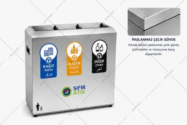 Paslanmaz Çelik Sıfır Atık Ünitesi