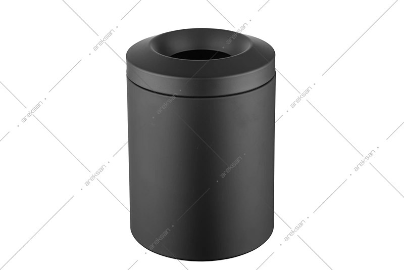 Siyah Yanmaz Çöp Kovası