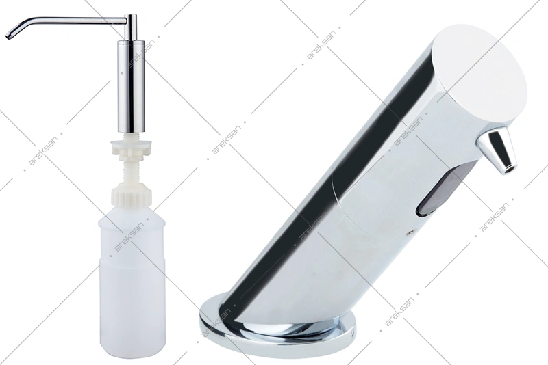 Ankastre sıvı sabun dispenseri modelleri tezgah altı montaj