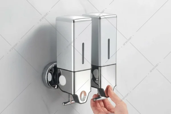 İkili Çekmeli Manuel Sıvı Sabun Dispenseri