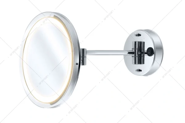 MA3001 ledli paslanmaz mafsallı makyaj aynası