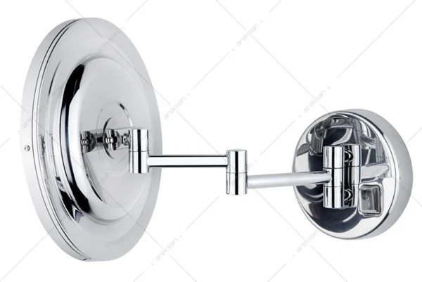 MA3001-1 ledli 3 kollu paslanmaz mafsallı makyaj aynası arka