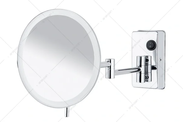 MA3005-2 3 kollu ledli makyaj aynası kare rozet