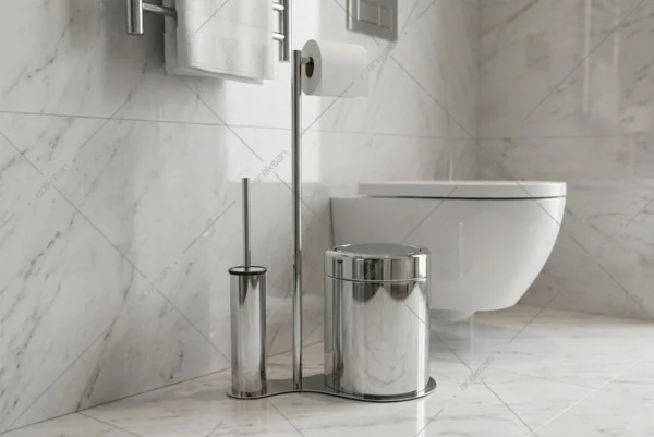 ATS-101 ayaklı tuvalet seti paslanmaz çelik