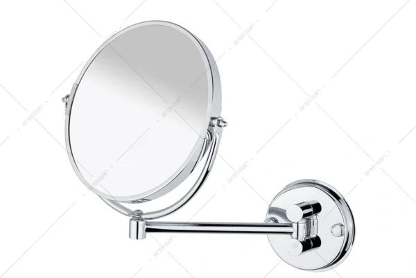 MA3002-3 mafsallı büyüteci ayna yuvarlak rozetli tek kol